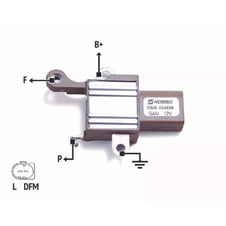 REGULADOR VOLTAJE FIAT S/DENSO 12V CRONOS-ARGO-TOYOTA COROLLA/16=IN.6402 NOSSO REGULADOR VOLTAJE FIAT S/DENSO 12V CRONOS-ARGO-TOYOTA COROLLA/16=IN.6402 NOSSO
