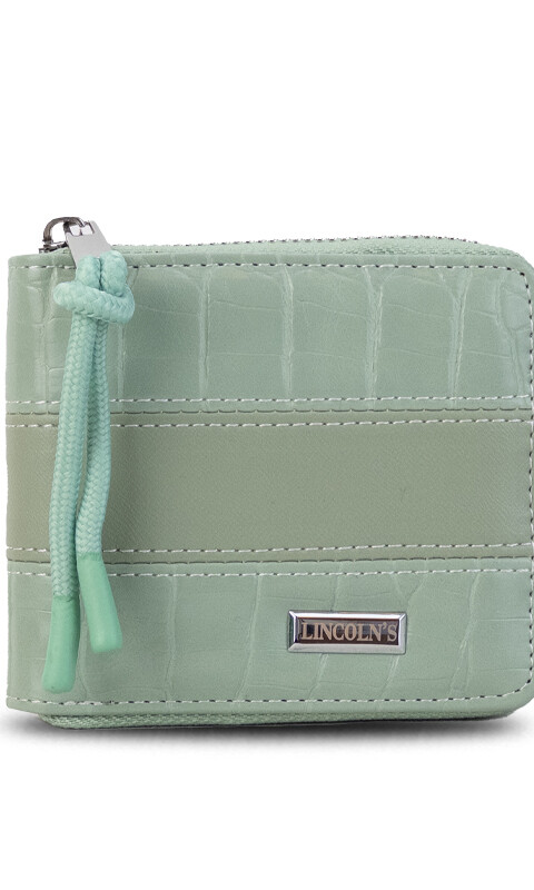 BILLETERA CANDELA CROCO CILANTRO