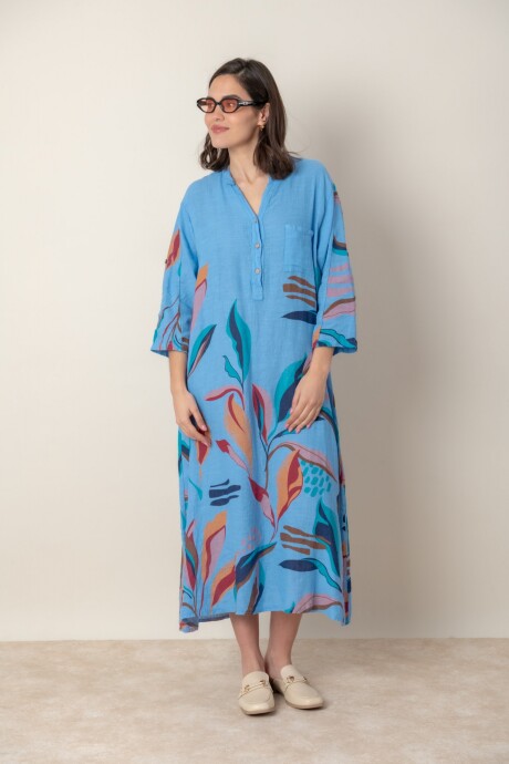 VESTIDO SILVINA Baby blue