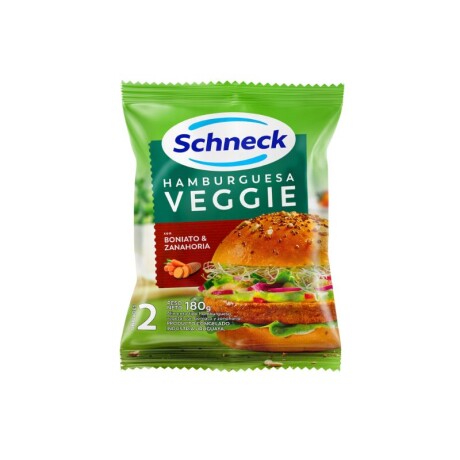 Hamburguesas Veggie Schneck Boniato y Zanahoria