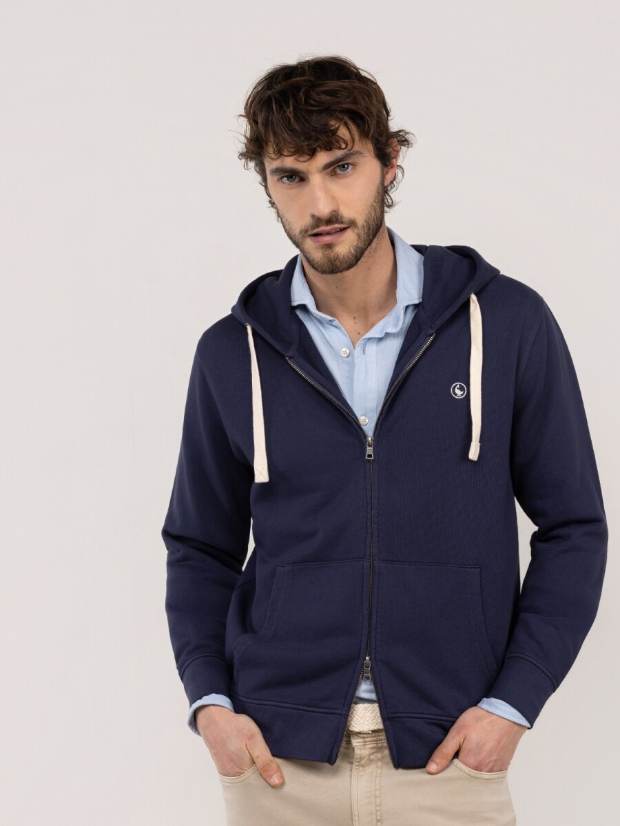 Sudadera Zipper - Marino 
