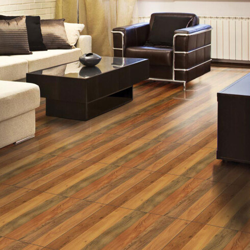 Ceramica Madera Brillo Liso 45X45Cm Piso Pared GAMAS DE MARRON