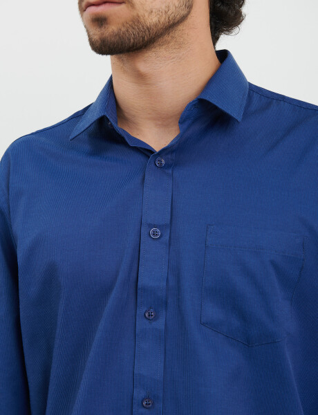 012577 CAMISA HARRINGTON LABEL Azul Oscuro