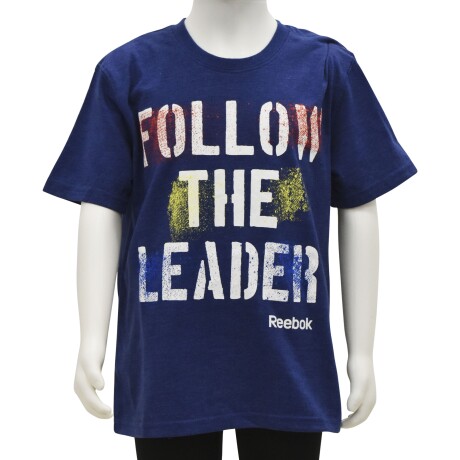 Remera Reebok H76068 Para Niños Deportiva Urbana Casual Azul