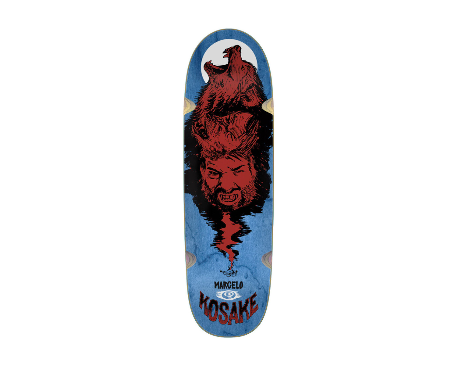 Deck Old School Drop Dead Maple Kosake - Blue 9.25" (Sólo Tabla · Lija Incluída) 