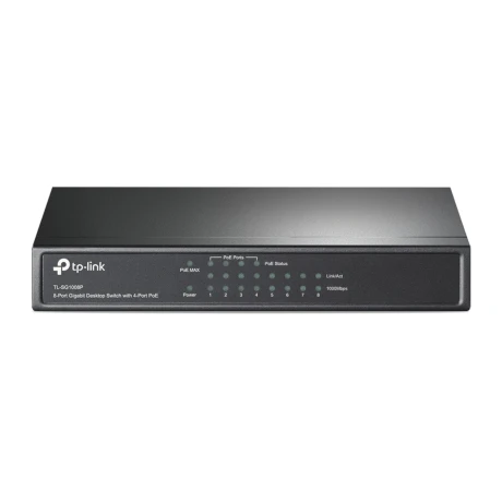 Switch Tp-Link Tl-sg1008lp 8 Puertos 10/100/1000 4 PoE 001