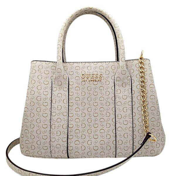 CARTERA GUESS ECO SATCHEL Beigeuniforme