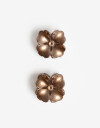 Broches Sets Flores Set De Broches De Acrílico - Cobre