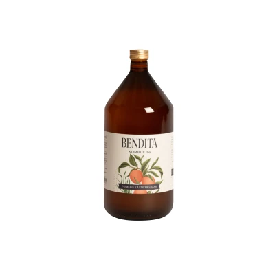 Bendita Kombucha pomelo y lemongrass 1L Bendita Kombucha Pomelo 1l