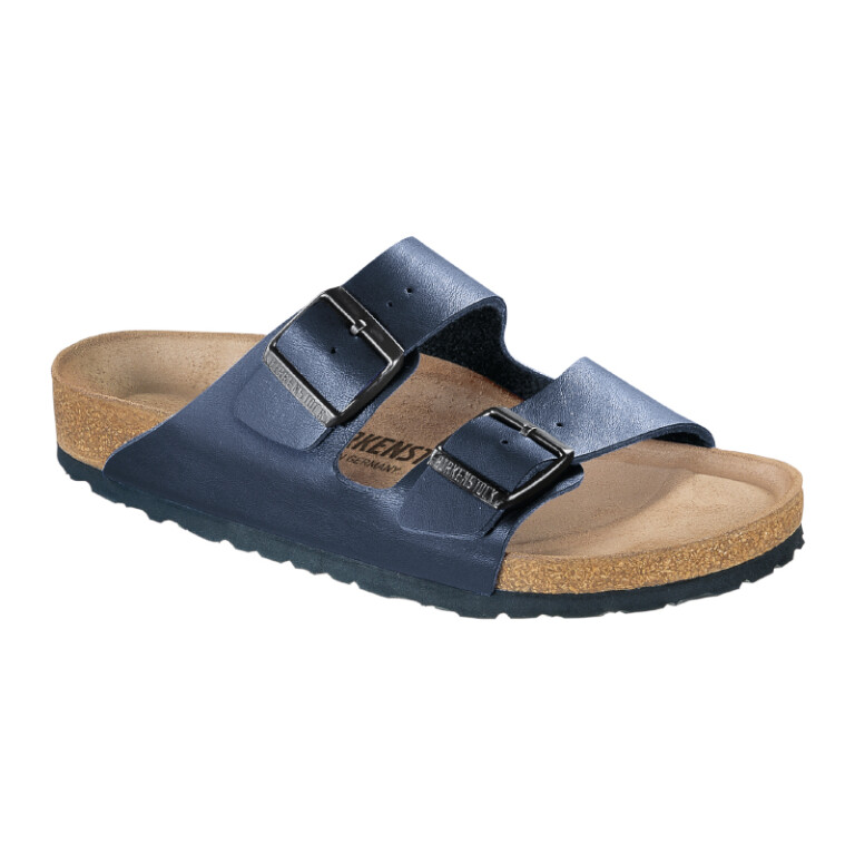 Sandalia Arizona Soft Footbed Birko-Flor - Regular Azul