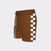 Short Pulau Checker Marron