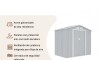 Galpón prefabricado Reforzado 2 Puertas ARCHER B Aluminio