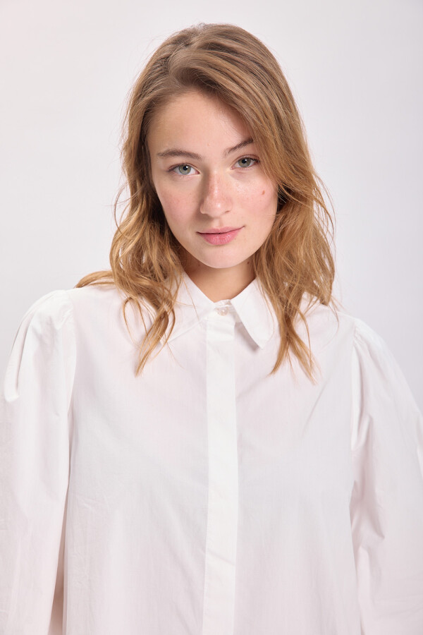 Camisa hombreras Blanco