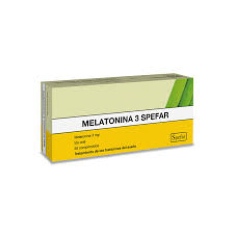 MELATONINA SPEFAR 3mg 60 COMPRIMIDOS MELATONINA SPEFAR 3mg 60 COMPRIMIDOS