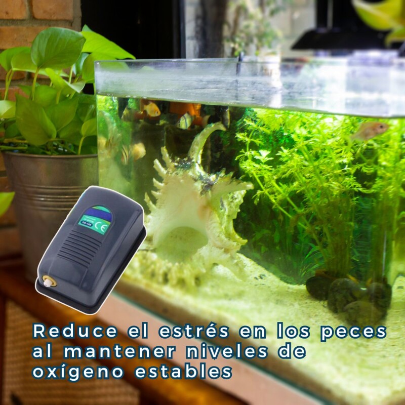 OXIGENADOR BOMBA DE AIRE PARA PECERAS ACUARIO 1 SALIDA SOBO OXIGENADOR BOMBA DE AIRE PARA PECERAS ACUARIO 1 SALIDA SOBO