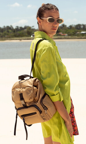 MOCHILA BEIJING TOSTADO