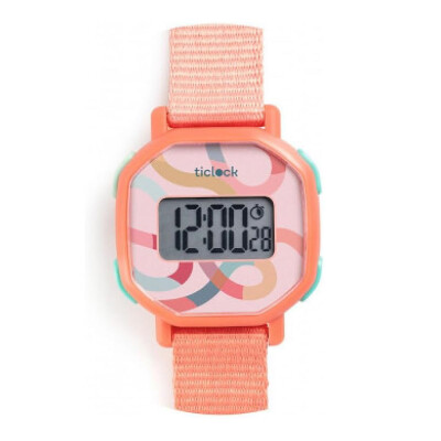 Reloj digital Pasteles Ticlock Djeco Reloj digital Pasteles Ticlock Djeco