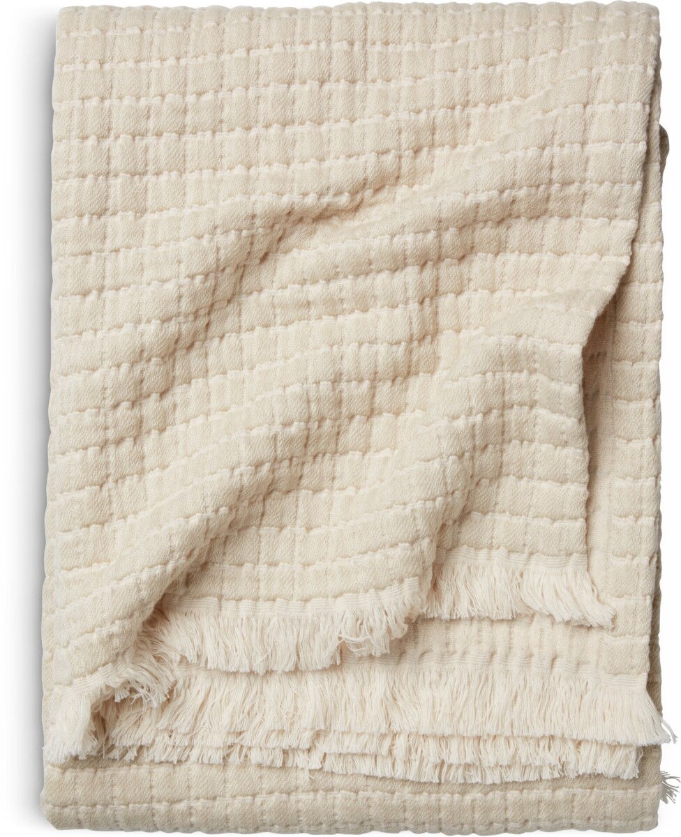 Manta throw DVERGSYRE 130x170 beige 