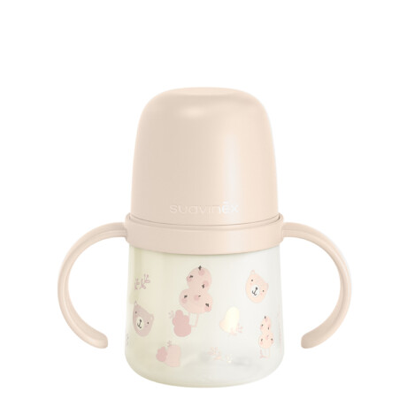Mamadera First Bottle Suavinex +6 Meses Nocturno Prints Rosa 150ml Mamadera First Bottle Suavinex +6 Meses Nocturno Prints Rosa 150ml