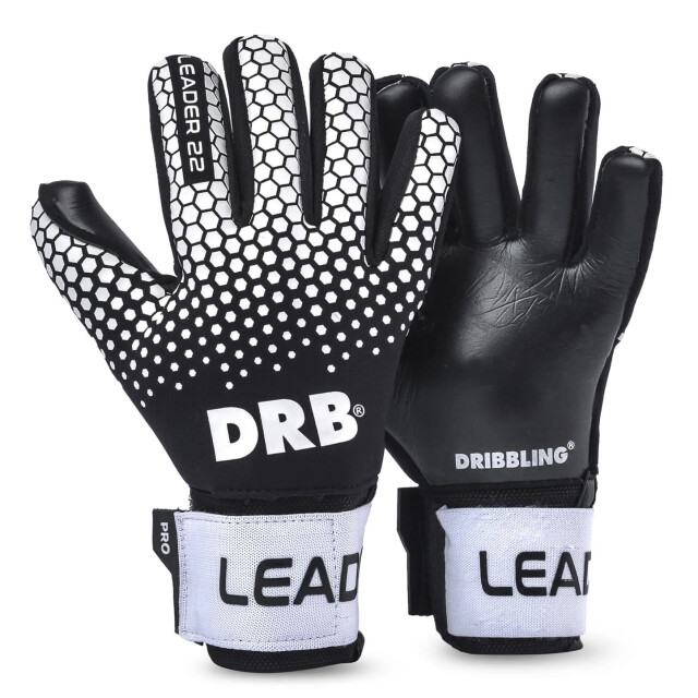 Guantes de Hombre Dribbling LEADER 23 Negro - Blanco