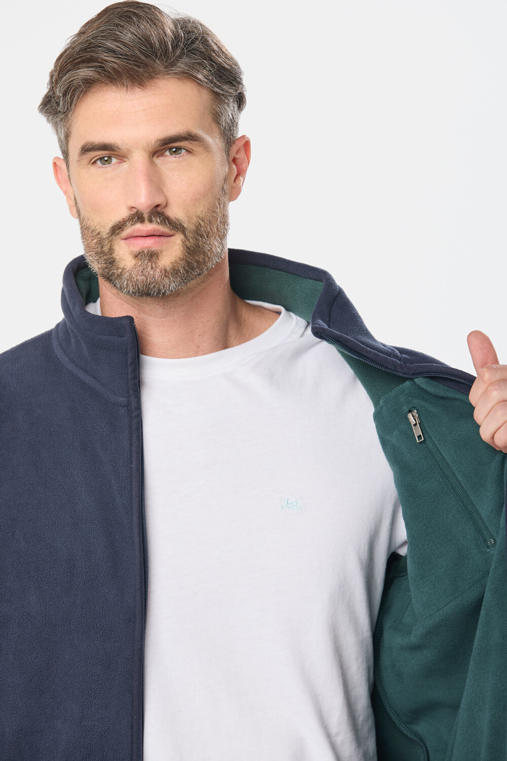 CAMPERA POLAR DE ABRIGO Azul