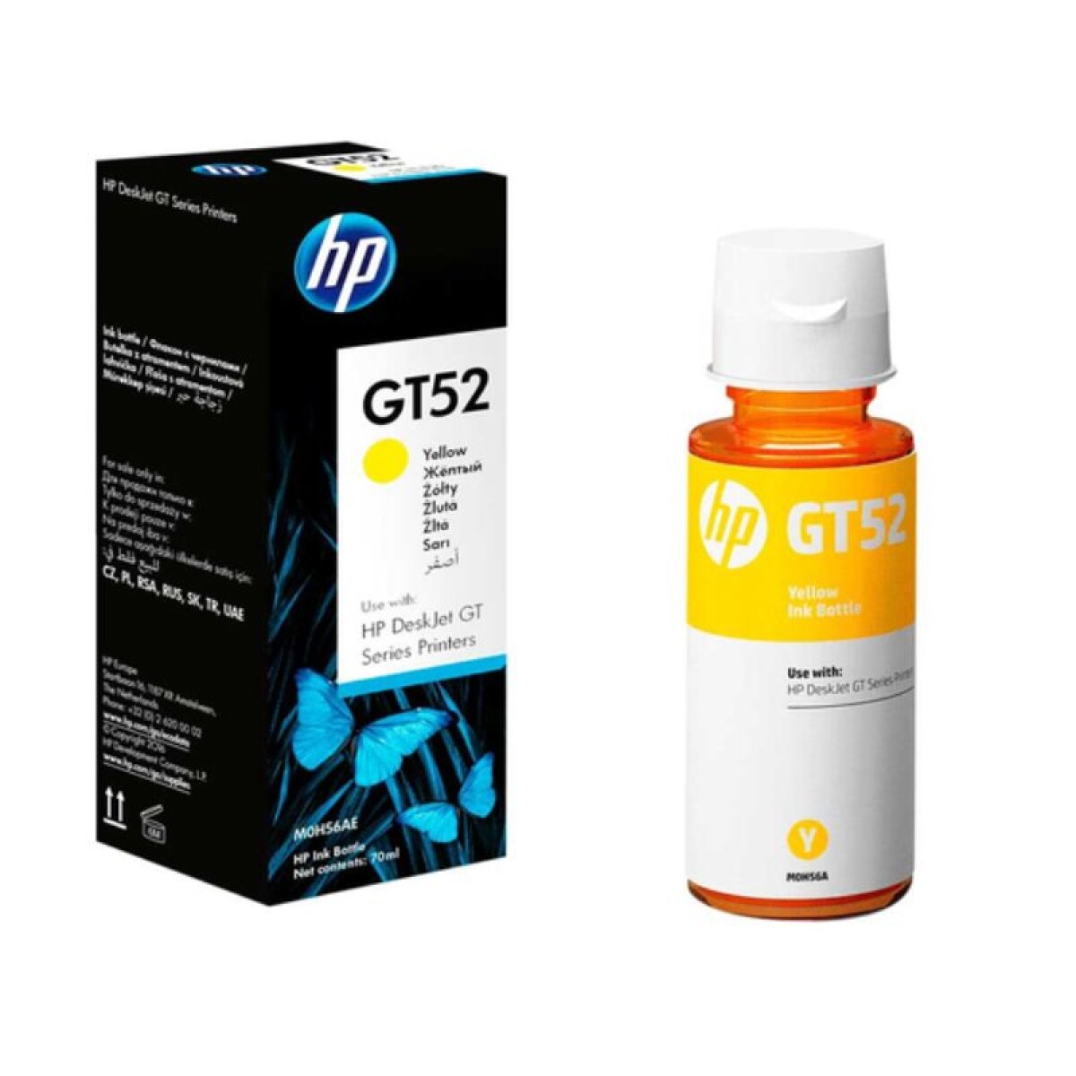 Tinta HP GT52 Yellow 