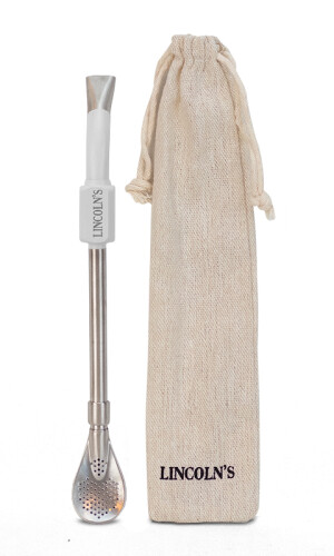 BOMBILLA GALACTIC ACERO INOXIDABLE BLANCO