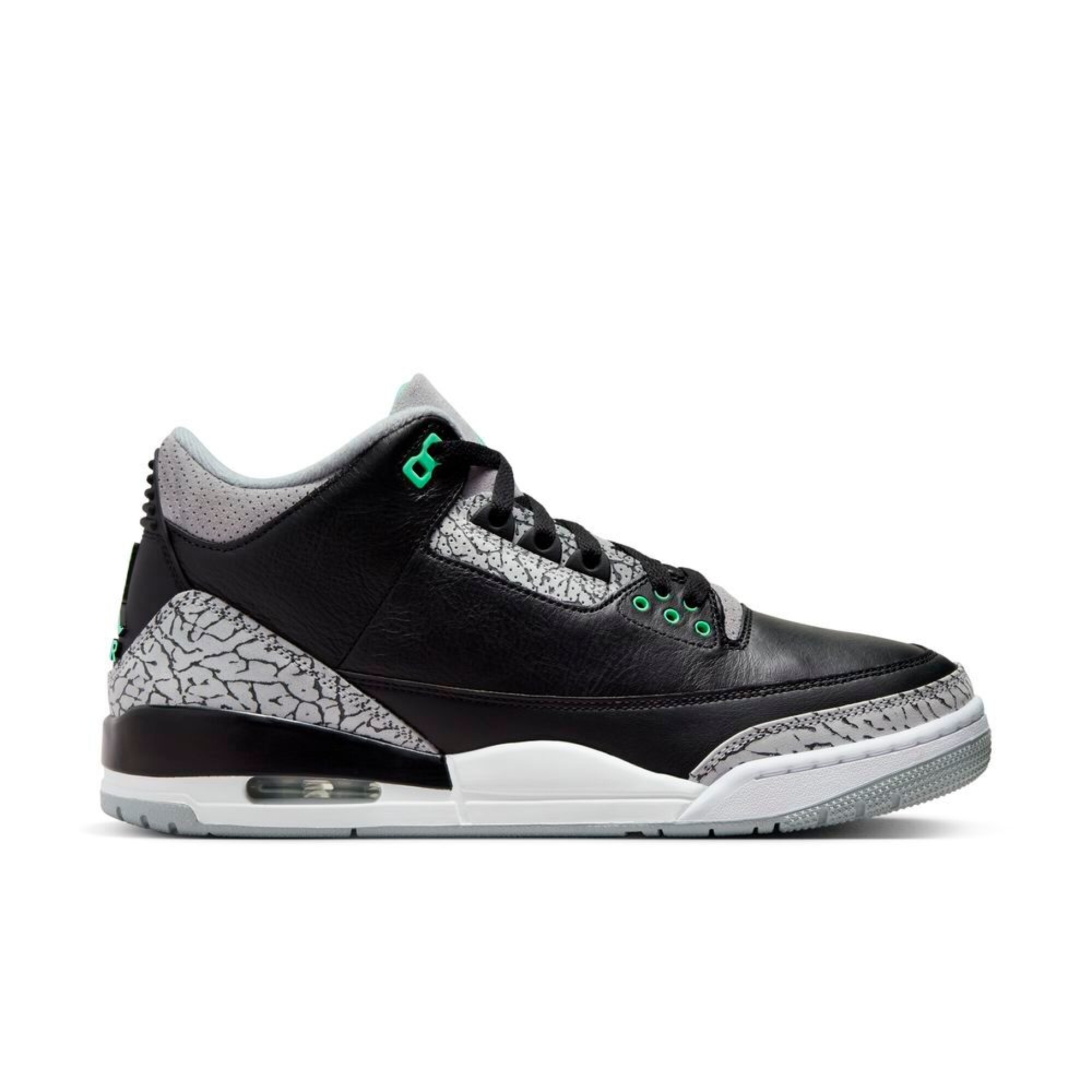 Zapatillas Air Jordan 3 Retro de Hombre Negro Las Zapas