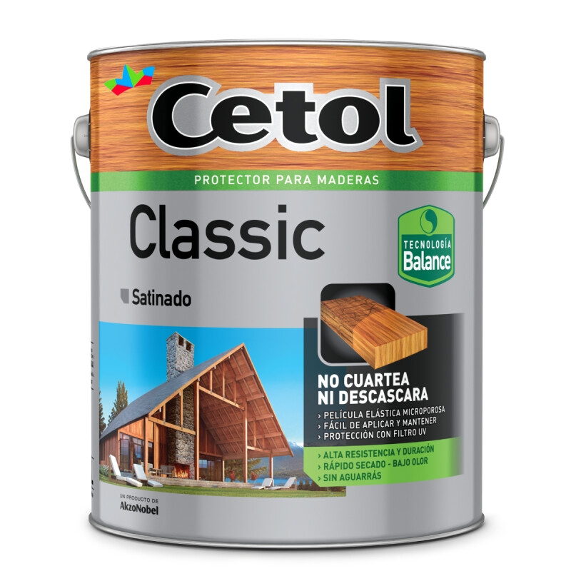 CETOL CLASSIC BALANCE SATINADO CAOBA 1LT N/A