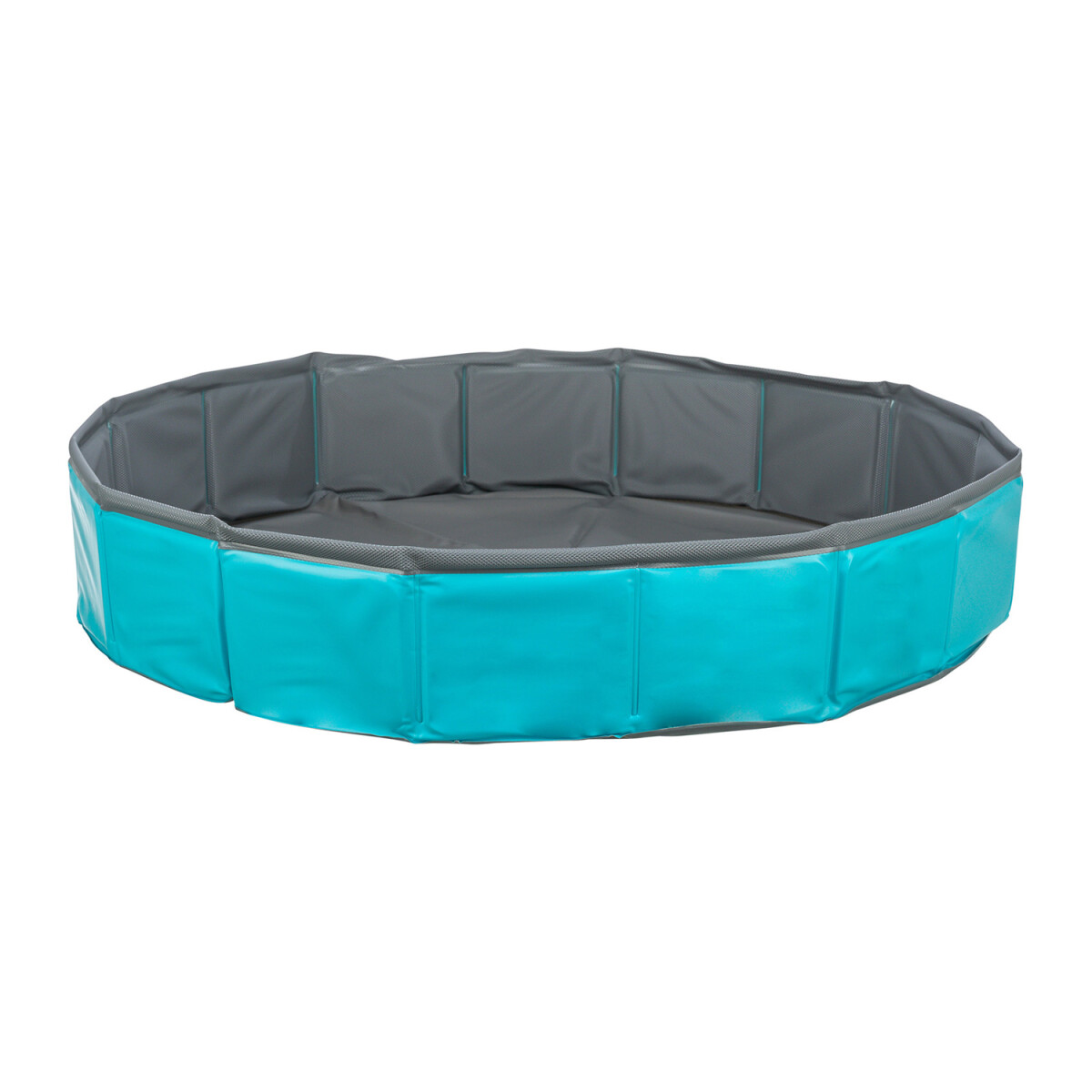 Piscina Plegable Para Mascota 160x30cm PVC Estable y Segura - Celeste 