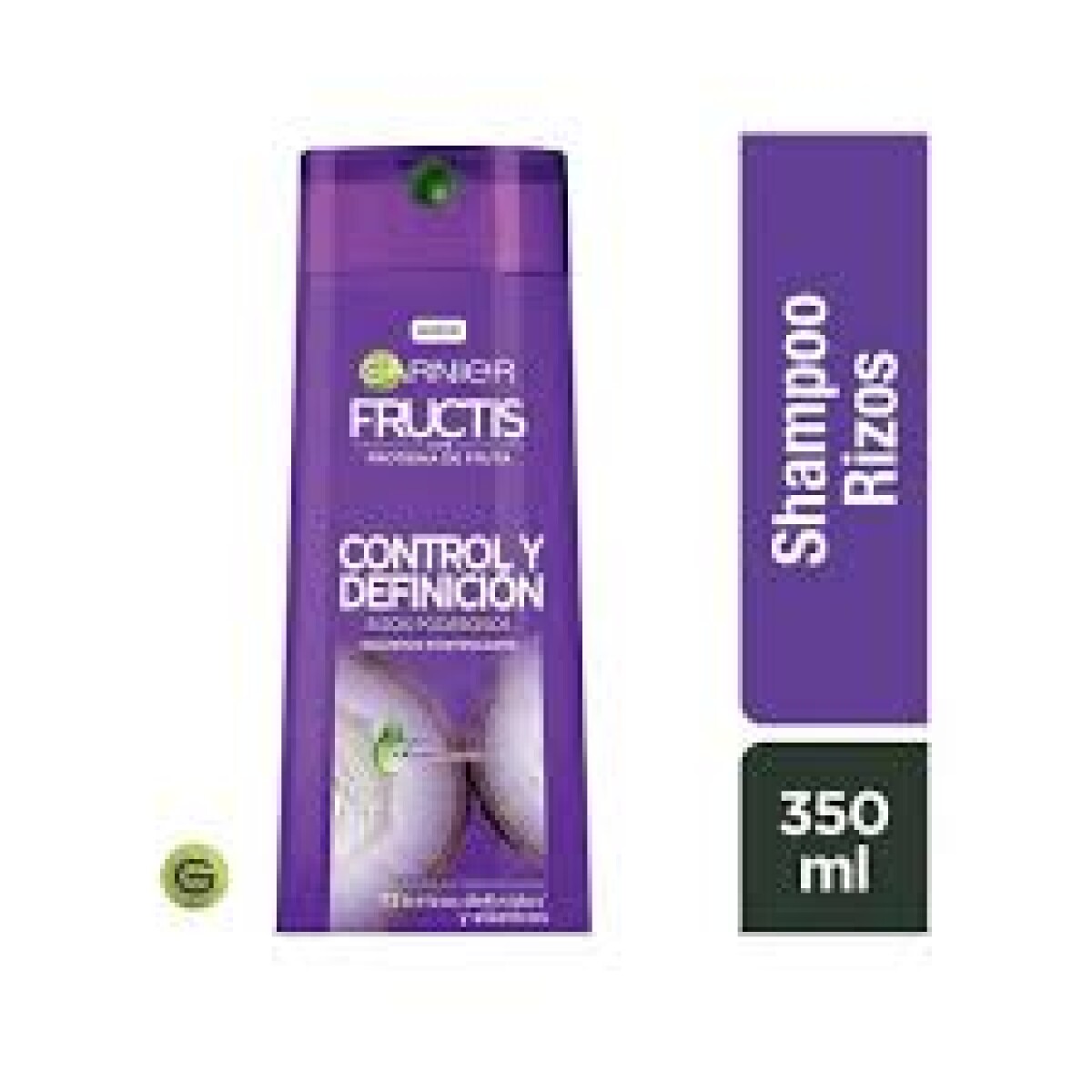 Garnier Fructis Rizos Definidos Shampoo 350ml – Control y Definición para Rizos 