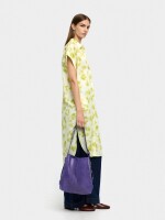 Vestido Camiseiro Estampado multicolor