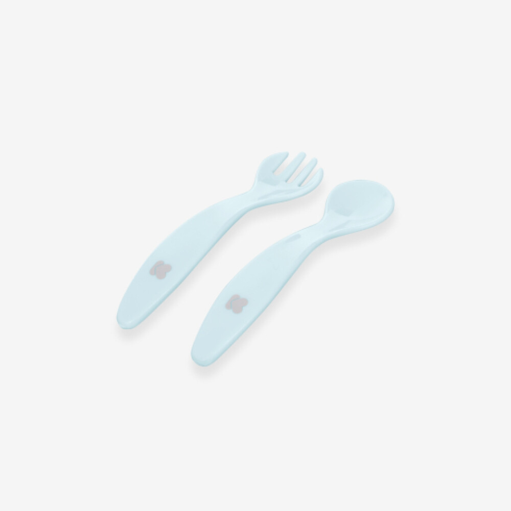 Bowl 4 en 1 KIKKABOO celeste transparent