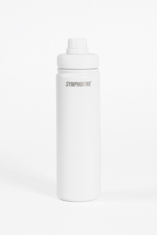 Botella térmica acero blanco