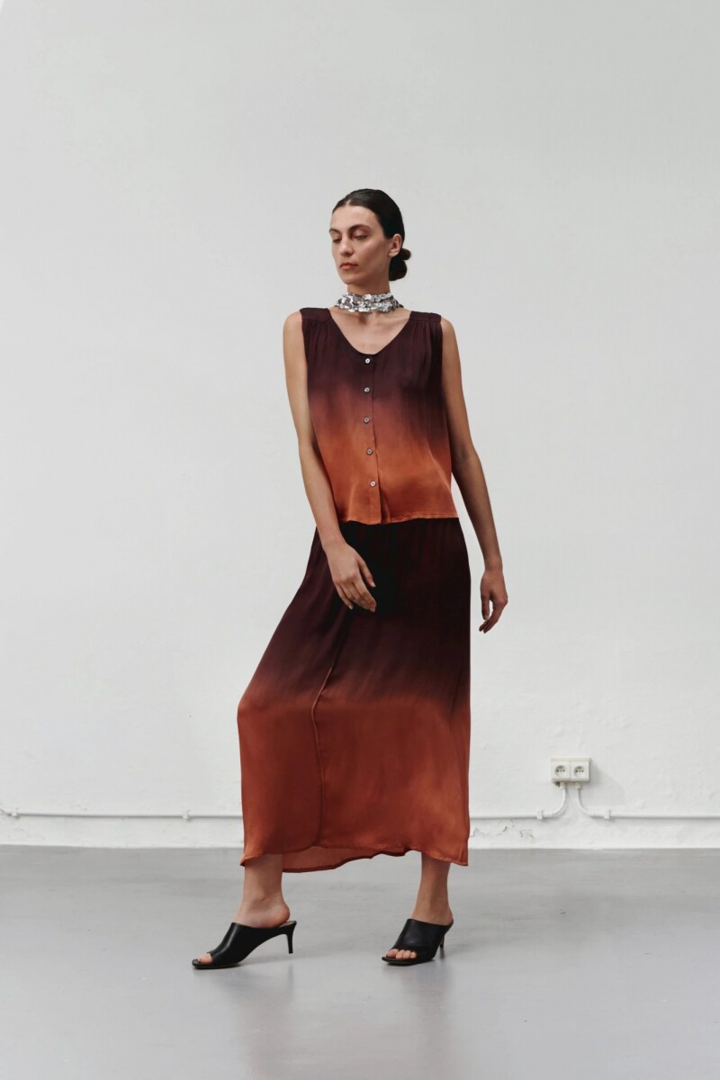Falda ZITA Marron