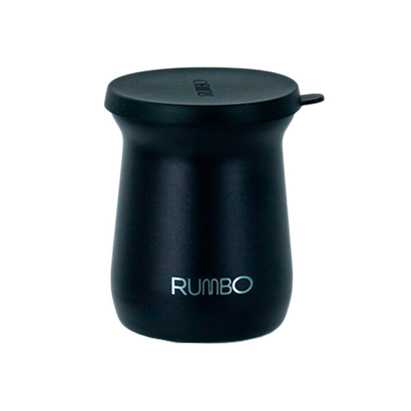 MATE C/TAPA RUMBO 160ML NEGRO MATE C/TAPA RUMBO 160ML NEGRO
