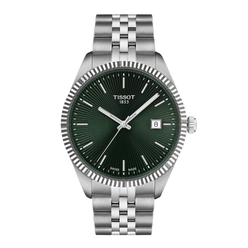 Reloj Tissot T1564101109100 Ballade 40mm para hombre Verde