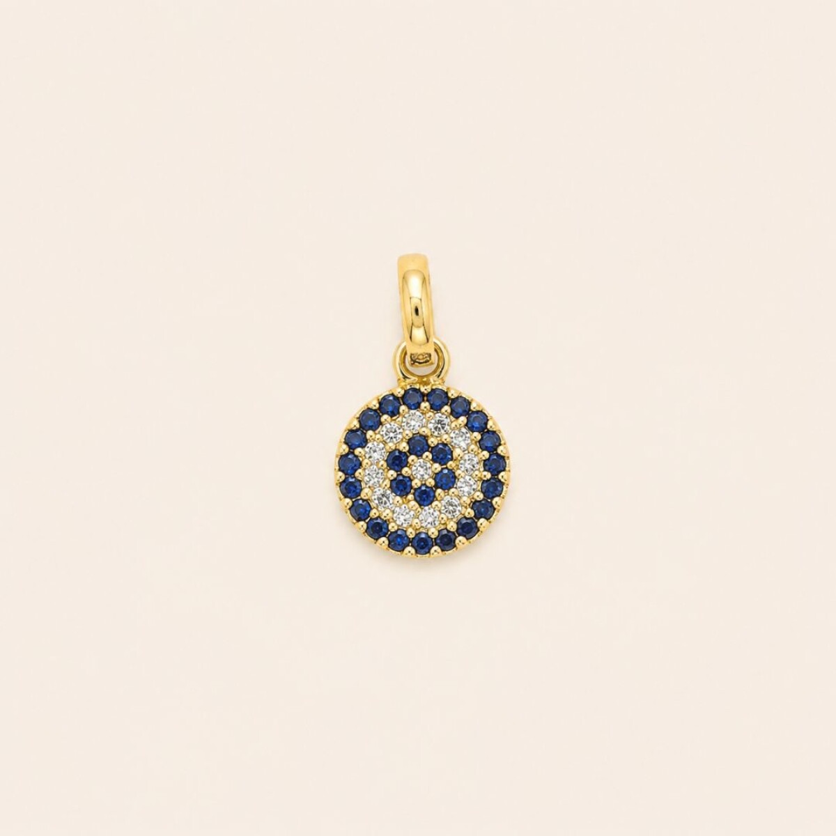 Colgante Roseta Redondo - Oro 18k 