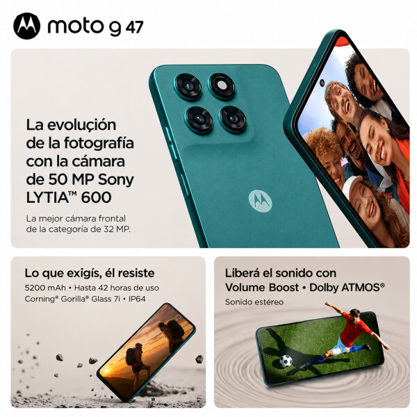 Motorola G47 12(4+8)gb Ram 256gb 5g + Regalo GRIS