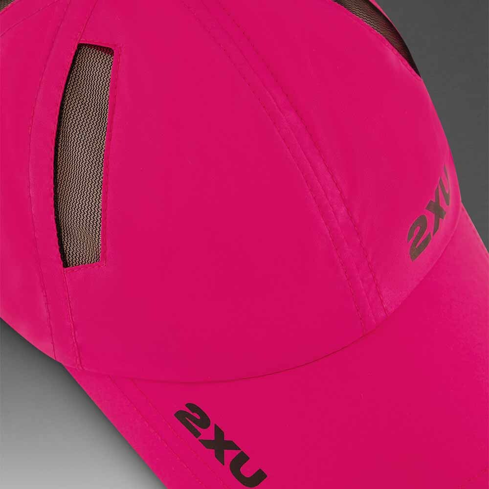 Gorra Running Run Cap Unisex Fuchsia/black