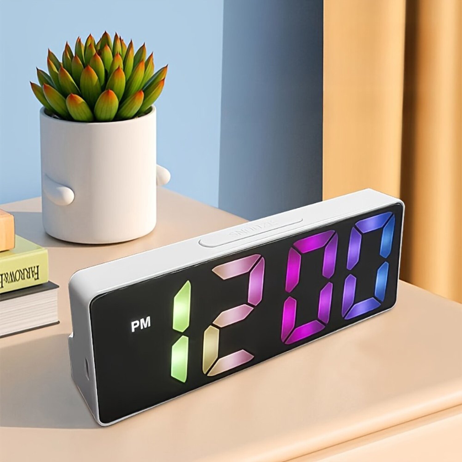 Reloj despertador de pilas 2025