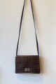 Cartera Gala Crocco Chocolate