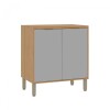 Bajo mesada 80 2 Puertas Color Gris