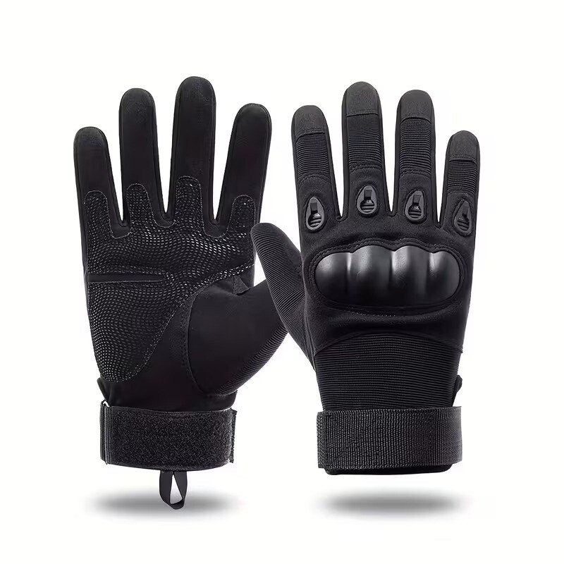 Guantes Tácticos Tange Hard Knuckle – Protección y Rendimiento Profesional NEGRO