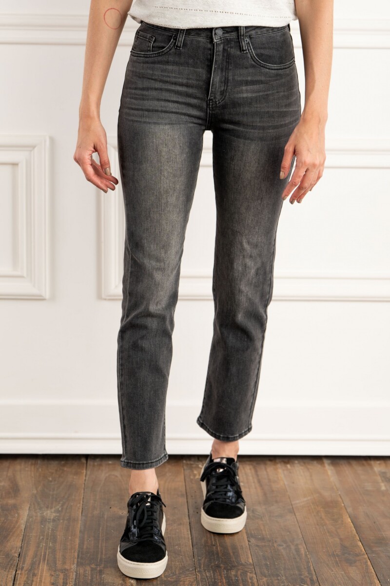 Jean Recto Denim Gris