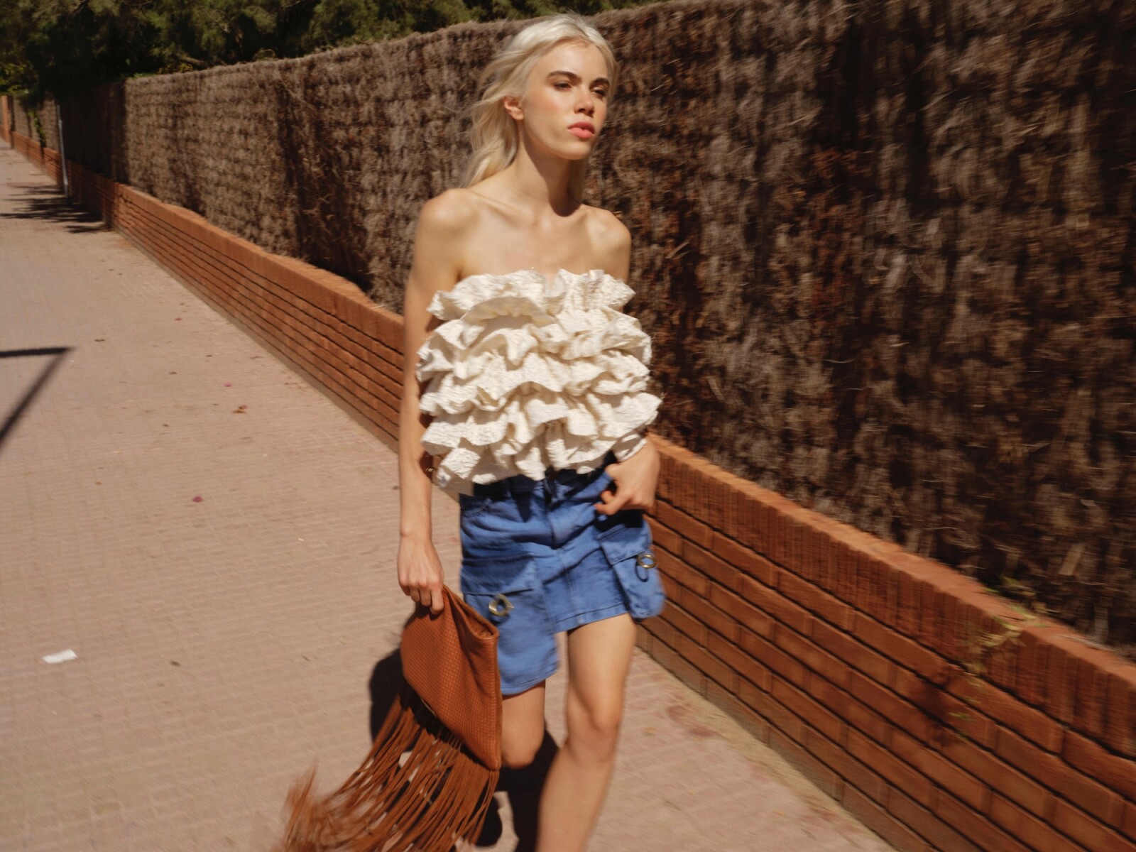 Smoky Mini Skirt - Jean Claro 