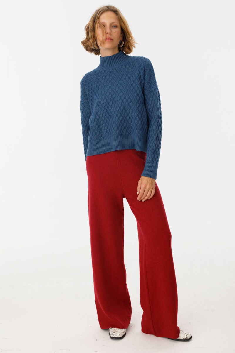 Sweater Panal Azul