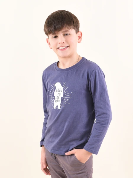 REMERAS MIX AZUL PIEDRA