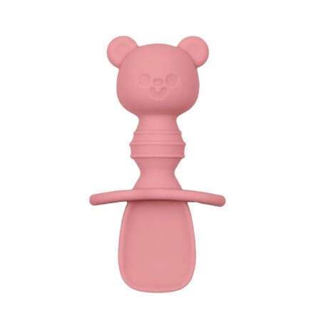 Mi primer Cubiertos silicona Osito rosa
