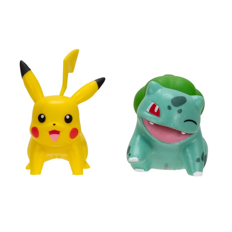 Pack de Figuras Pokémon Battle Figure – Pikachu y Bulbasaur Pack de Figuras Pokémon Battle Figure – Pikachu y Bulbasaur